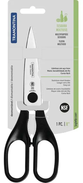 TESOURA MULTIUSO INOX 8 SUPERCORT TRAMONTINA