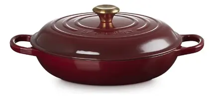 CACAROLA BUFFET 32CM SIGNATURE GARNET RHONE LE CREUSET