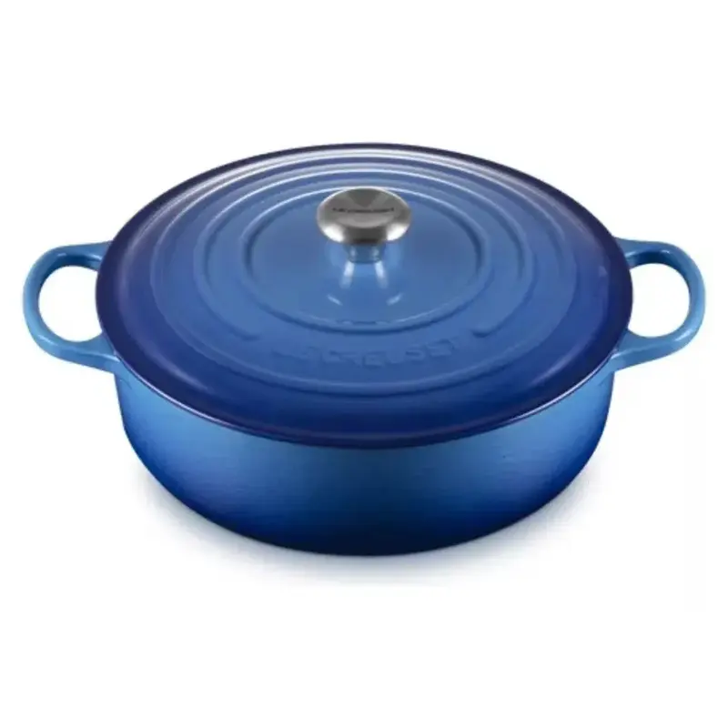 PANELA RISOTTO 30CM SIGNATURE AZURE BLUE LE CREUSET