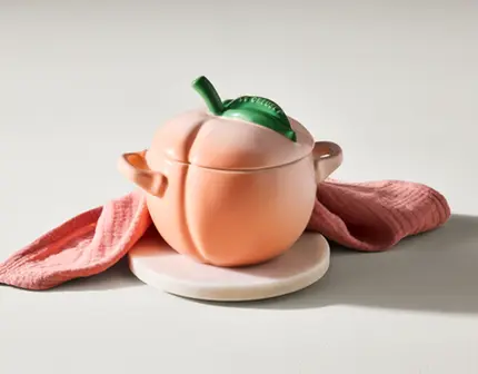 COCOTTE PESSEGO 580ML FRUITS PECHE LE CREUSET