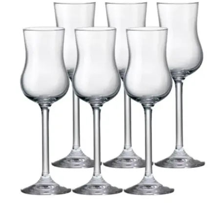 JOGO TAÇAS GRAPPA E LICOR GATRO 85ml A18,5cm