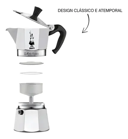 CAFETEIRA NUOVA MOKA EXPRESS 4 XICARAS BIALETTI