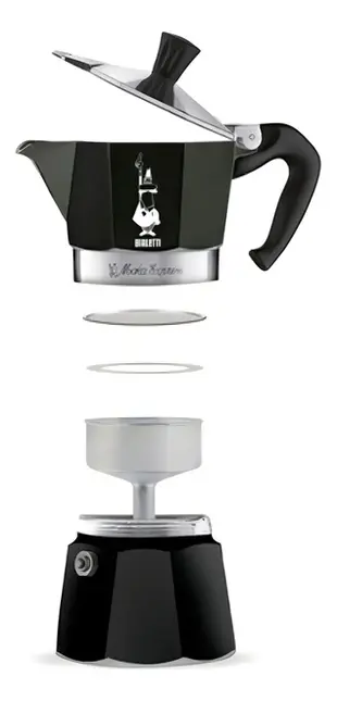 CAFETEIRA MOKA EXPRESS 6 XICARAS PRETA BIALETTI