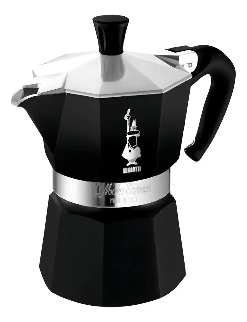 CAFETEIRA MOKA EXPRESS 6 XICARAS PRETA BIALETTI