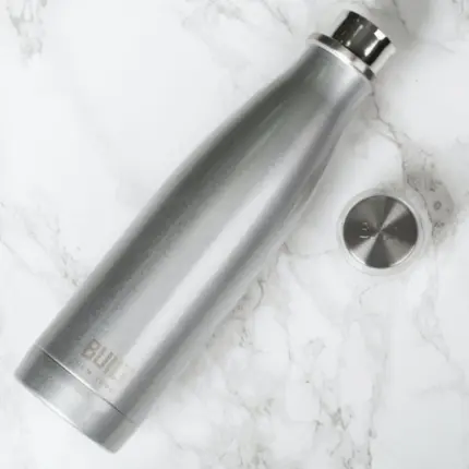 GARRAFA SQUEEZE INOX 740 ML PRATA