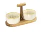 PETISQUEIRAS EM CERAMICA COM BANDEJA EM BAMBU