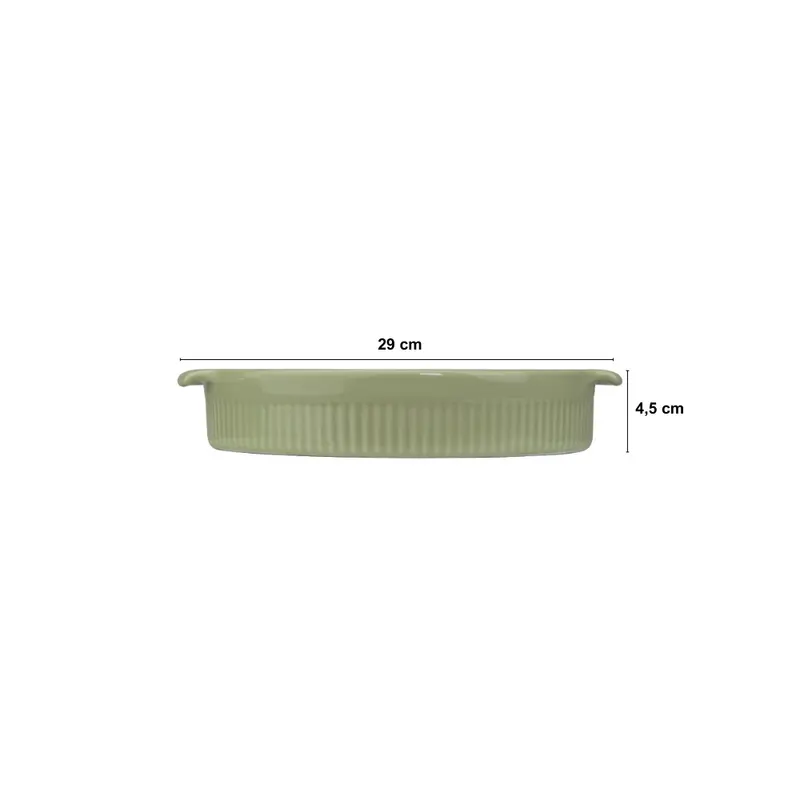FORMA REDONDA 25 CM VERDE CHA GERMER