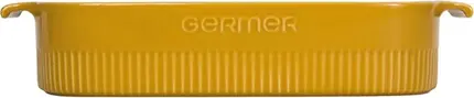TRAVESSA RETANGULAR AMARELA 37x26 CM GERMER