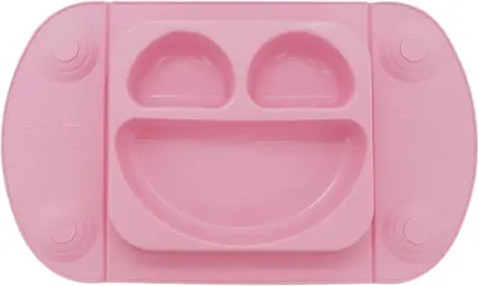 PRATO BEBE SILICONE ROSA MIMO STYLE