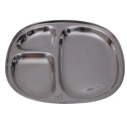 PRATO INFANTIS COM DIVISORIAS INOX MIMO STYLE