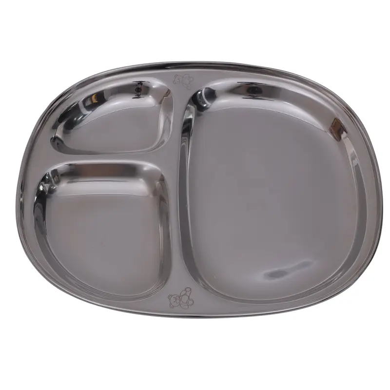 PRATO INFANTIS COM DIVISORIAS INOX MIMO STYLE