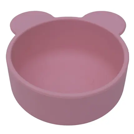 PRATO BOWL INFANTIL SILICONE ROSA