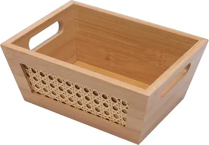CAIXA ORGANIZADORA BAMBU PALHINHA MIMO STYLE