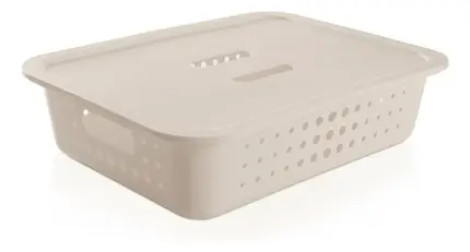 CAIXA ORGANIZ CUBE G BX BEGE CC550 OU+
