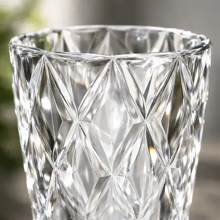 VASO DE VIDRO DECOR RD 30X13,2CM TRANSPARENTE