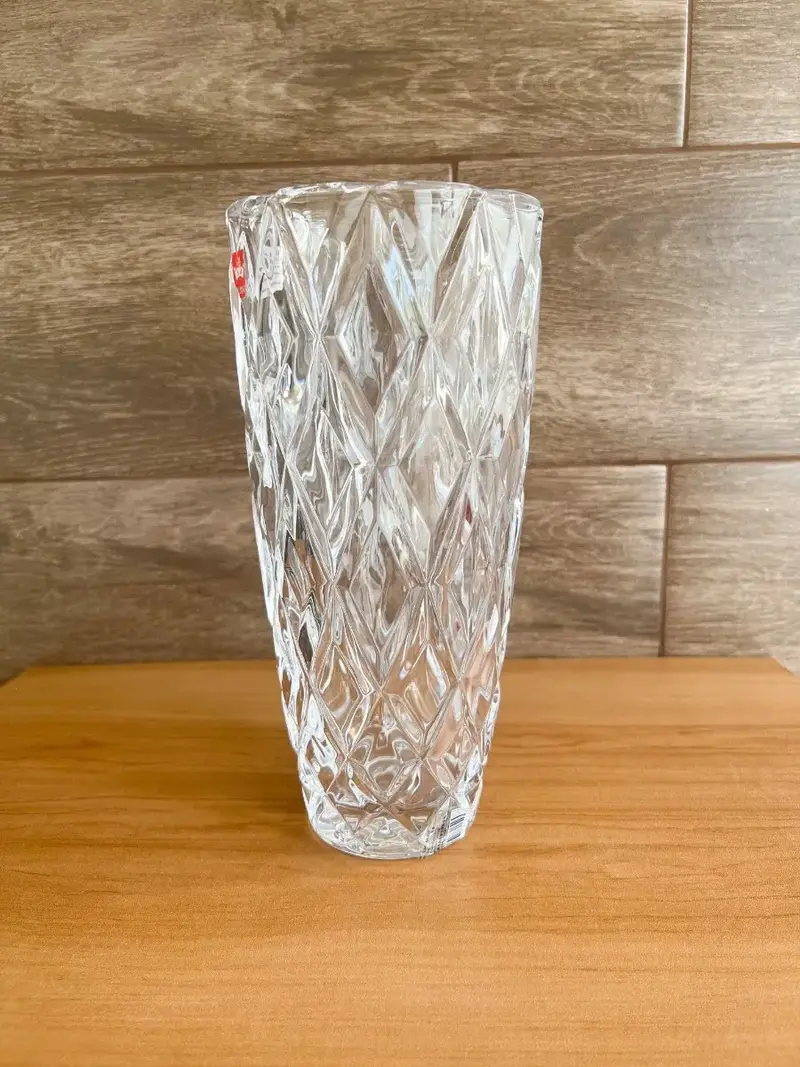 VASO DE VIDRO DECOR RD 30X13,2CM TRANSPARENTE
