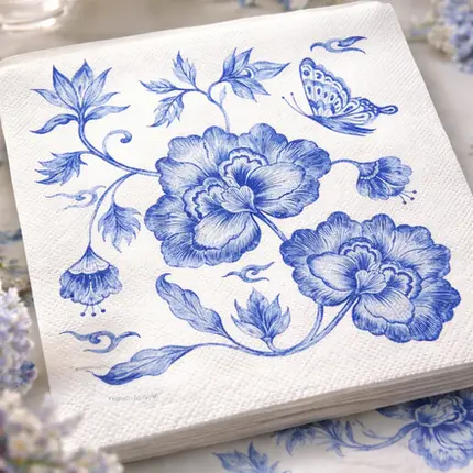 20 GUARDANAPOS DE PAPEL PRINCESS PEONY 33X33 CM