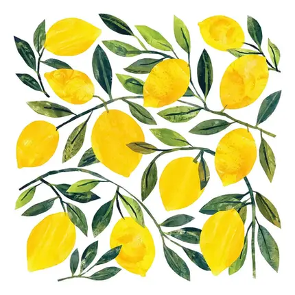 20 GUARDANAPOS DE PAPEL TRACEYA CITRONELLA NAPKIN 33X33