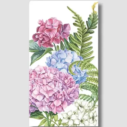 15 GUARDANAPOS DE LAVABO DE PAPEL NAPKIN GT HYDRANGEA SHADES FSC MIX