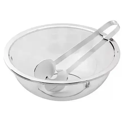 SALADEIRA SAREZZO INOX COM PEGADOR