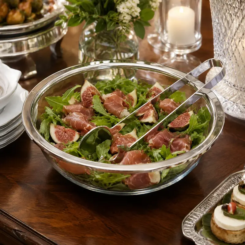 SALADEIRA SAREZZO INOX COM PEGADOR