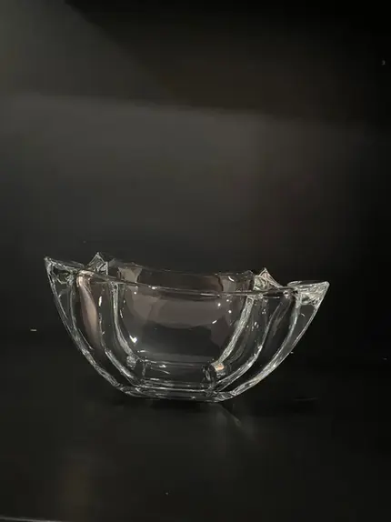 CENTRO DE MESA NOBLE EM CRISTAL 20X12 CM