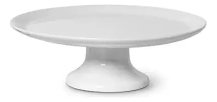 PRATO DE BOLO COM PÉ MILAO 33,5CM SCALLA