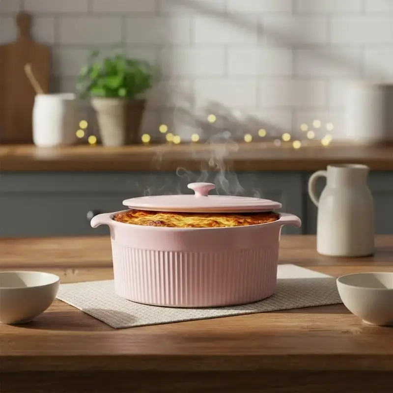 COCOTTE ROSA 10cm 8877 GERM++