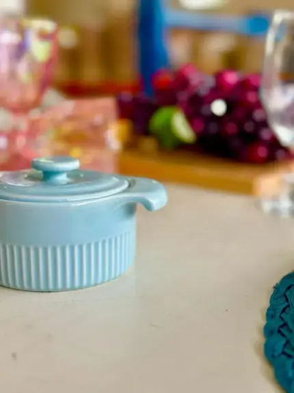 COCOTTE AZUL 10cm 8877 GERM++