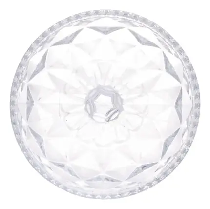 POTICHE DE CRISTAL COM PE DIAMOND 15X23 CM LYOR