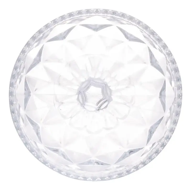 POTICHE DE CRISTAL COM PE DIAMOND 15X23 CM LYOR