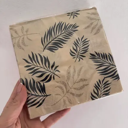 20 GUARDANAPOS FOLHAGEM 3X33CM