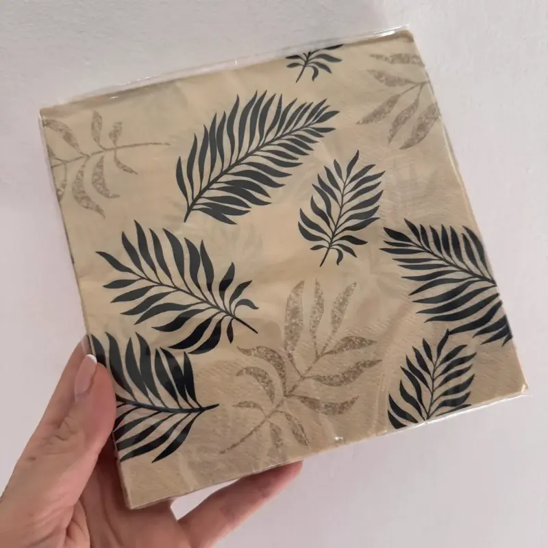 20 GUARDANAPOS FOLHAGEM 3X33CM