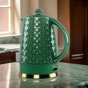 CHALEIRA ELETRICA PORCELANA ELEGANCE VERDE 127V