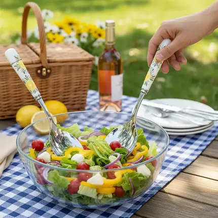 JOGO 2 TALHERES PARA SALADA LIMONE