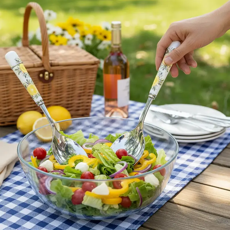 JOGO 2 TALHERES PARA SALADA LIMONE