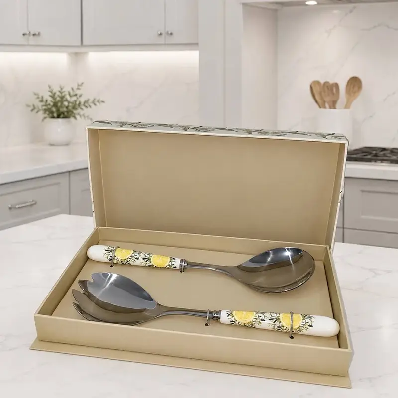 JOGO 2 TALHERES PARA SALADA LIMONE