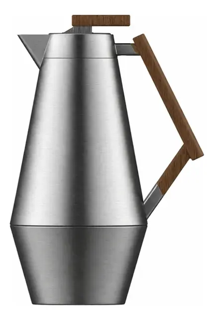 GARRAFA TERMICA METAL FERRO E CROMO ESCOVADA 1000ML