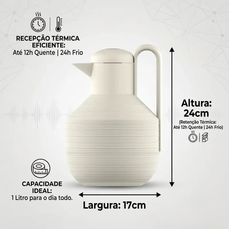 GARRAFA TERMICA MOCHA CREME 1000ML